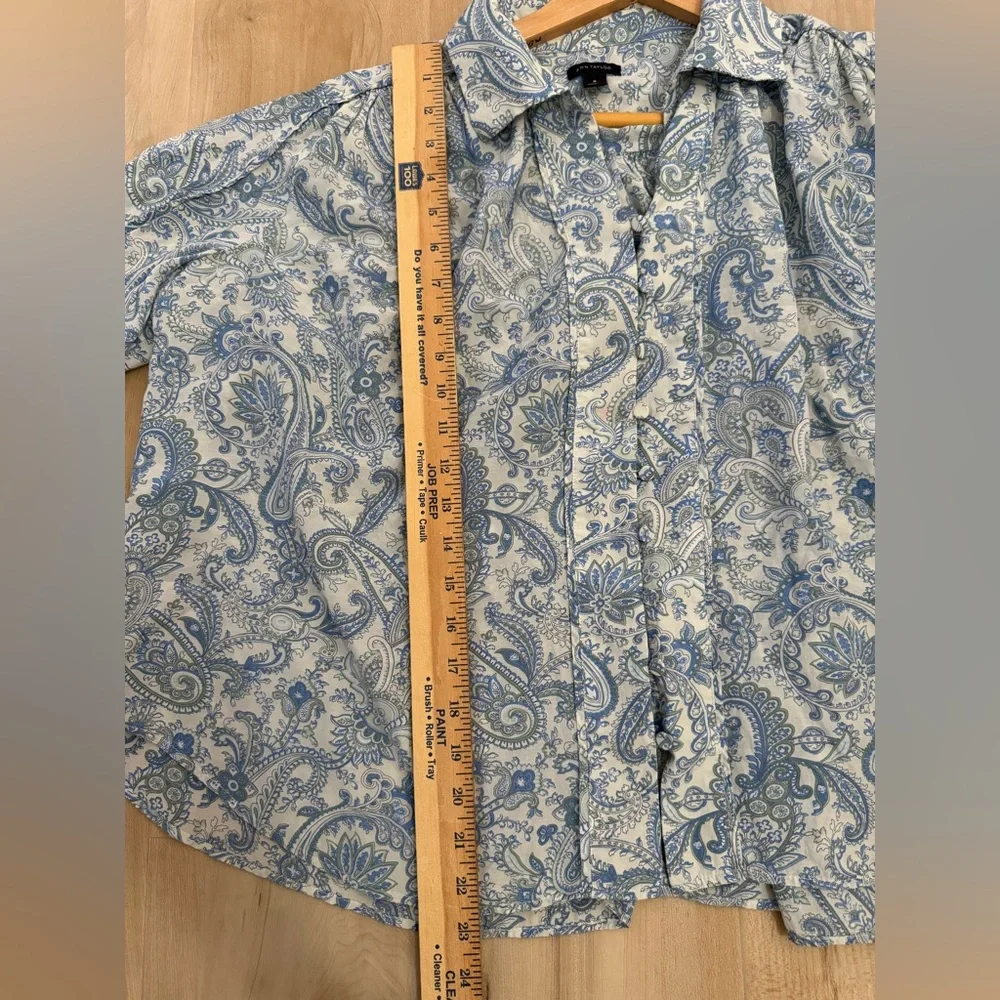 Ann Taylor| flowy Blouse| size M | boho, workwear - Picture 6 of 7